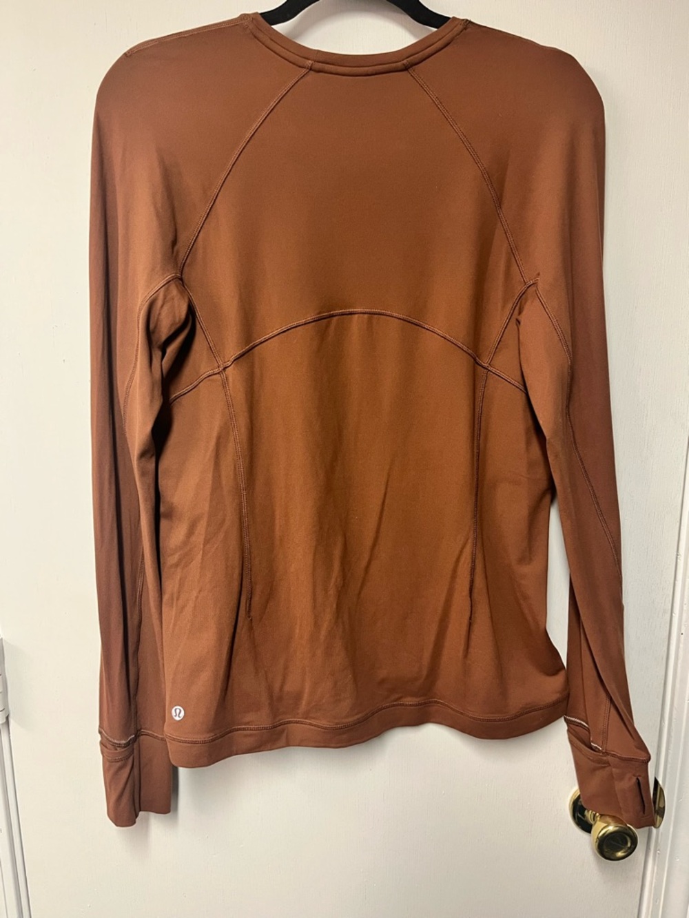 Lululemon It’s Rulu Run Long Sleeve Roasted Brown Size 12 - Picture 5 of 6